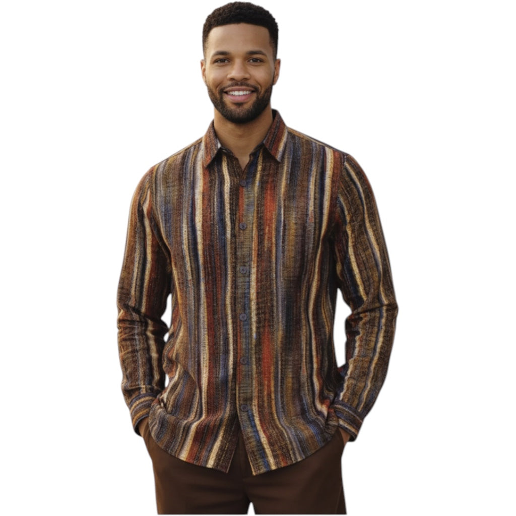 SILVERSILK: Print LS Shirt 27095